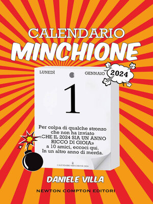 cover image of Calendario minchione 2024